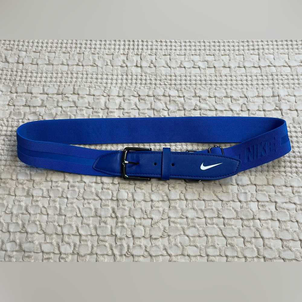 Boys Nike Royal Blue Stretch Baseball Belt One Size